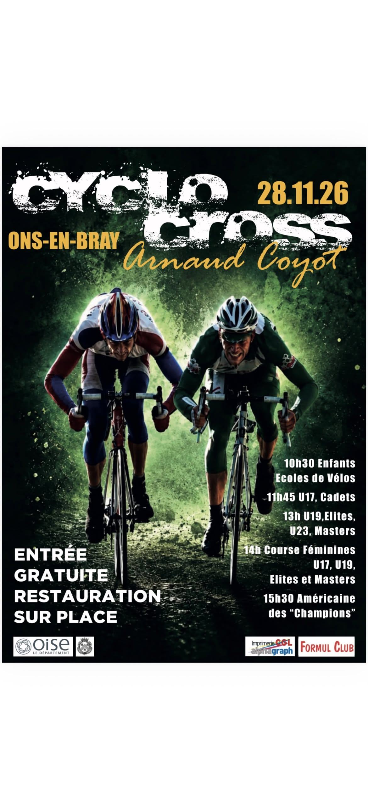 Cyclo cross Arnaud COYOT